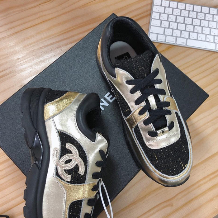 Chanel Mens Shoes Sneakers Luxury Brand Sports Shoes Breathable Design with Original Box