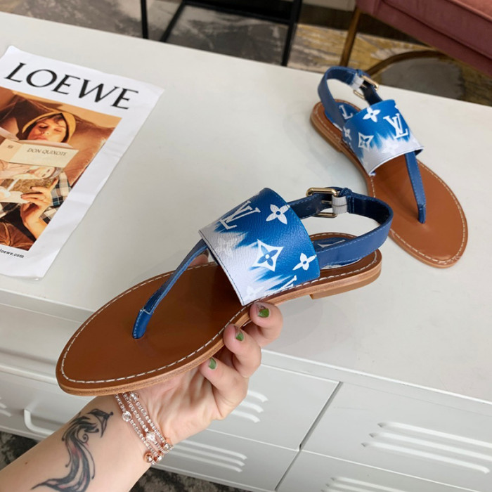 Louis Vuitton Womens Shoes STARBOARD FLAT THONG SANDAL