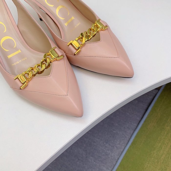 Gucci Womens Shoes Slingback Pumps 7.5cm