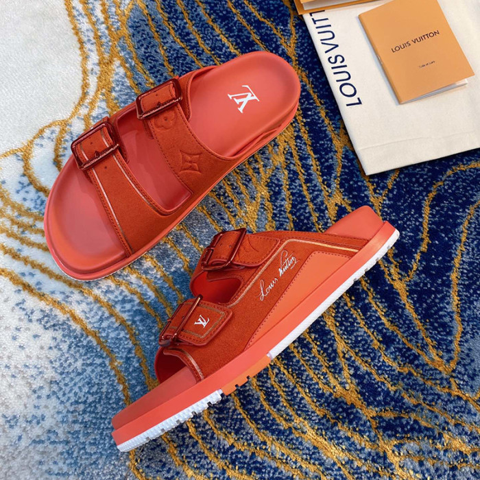 Louis Vuitton Men Shoes Slippers LV TRAINER MULE