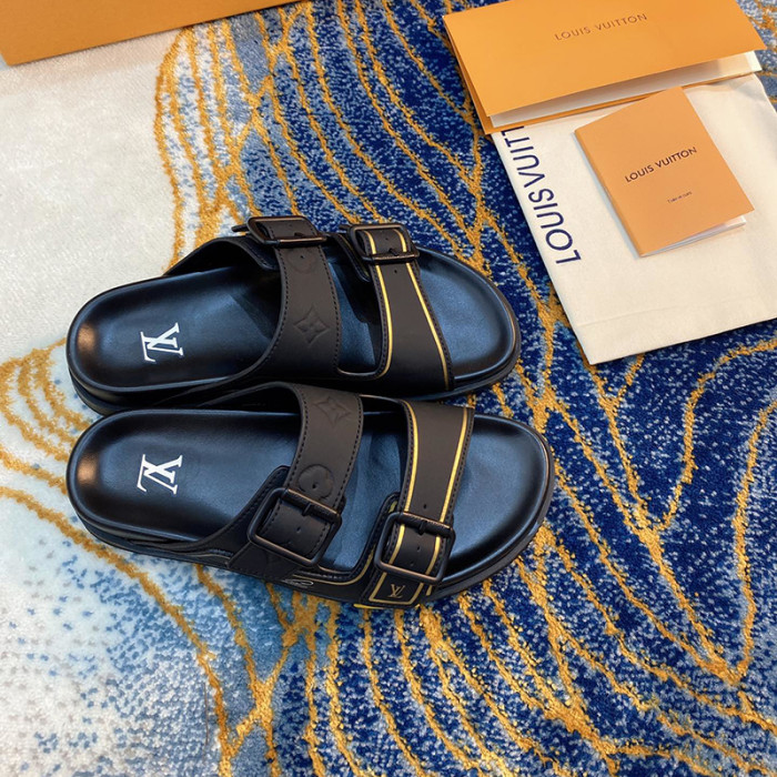 Louis Vuitton Men Shoes Slippers LV TRAINER MULE