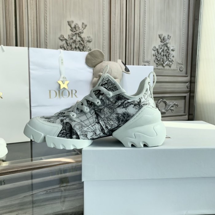 Dior Womens Shoes D-CONNECT SNEAKER KCK273CDN_S19W