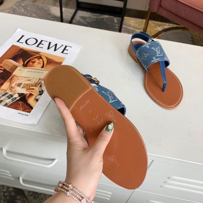 Louis Vuitton Womens Shoes STARBOARD FLAT THONG SANDAL 1A7RDV