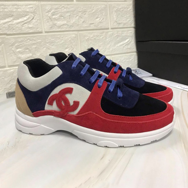 Chanel Mens Shoes Sneakers Luxury Brand Sports Shoes Breathable Design with Original Box
