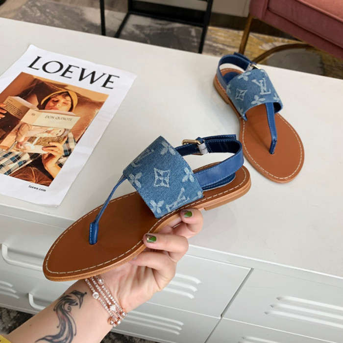 Louis Vuitton Womens Shoes STARBOARD FLAT THONG SANDAL 1A7RDV