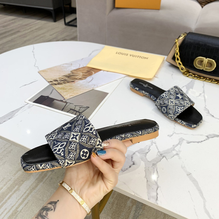 Louis Vuitton Womens Shoes SINCE 1854 REVIVAL FLAT MULE