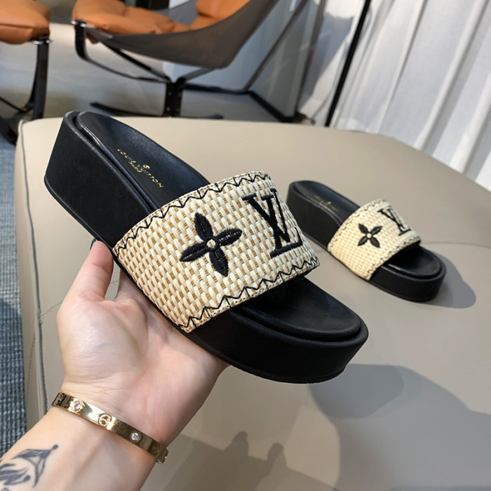 Louis Vuitton Womens Shoes Flatform Mule