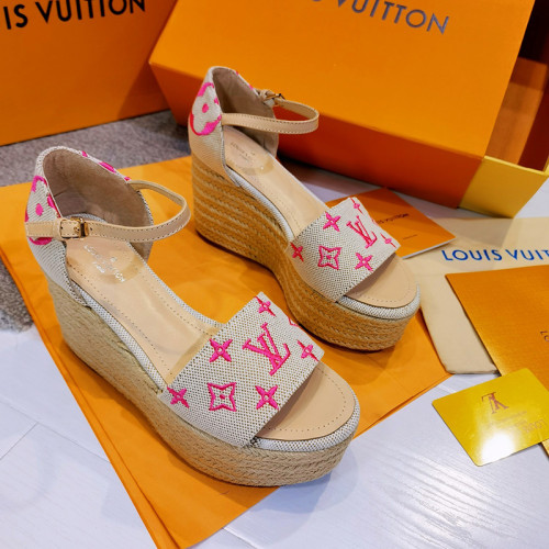 Louis Vuitton Womens Shoes STARBOARD WEDGE SANDAL 9.5cm 1A8GP5