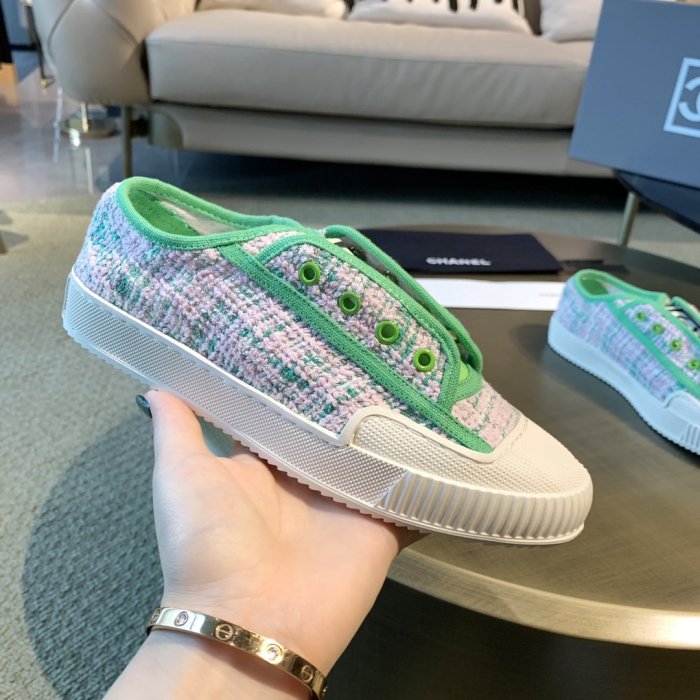 Chanel Womens Shoes Slip-on Sneaker