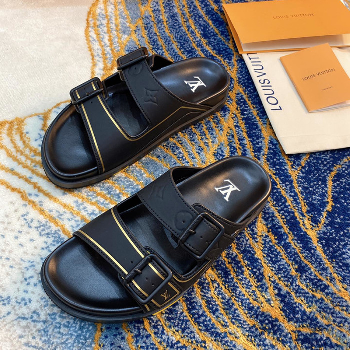 Louis Vuitton Men Shoes Slippers LV TRAINER MULE