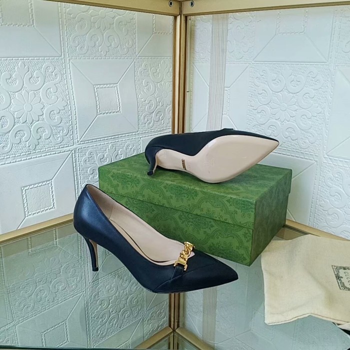 Gucci Womens Shoes Pump High Heels 7.5cm