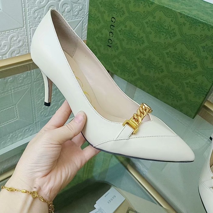 Gucci Womens Shoes Pump High Heels 7.5cm
