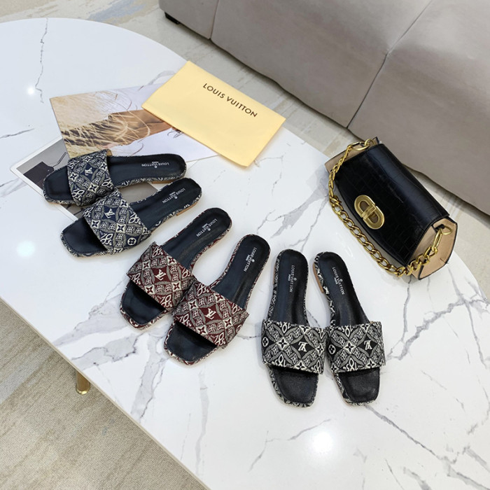 Louis Vuitton Womens Shoes SINCE 1854 REVIVAL FLAT MULE