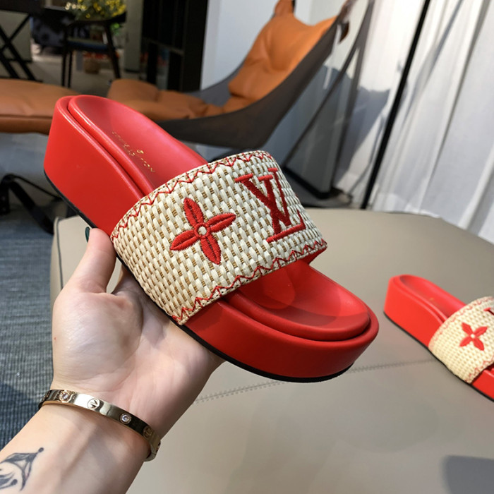 Louis Vuitton Womens Shoes Flatform Mule