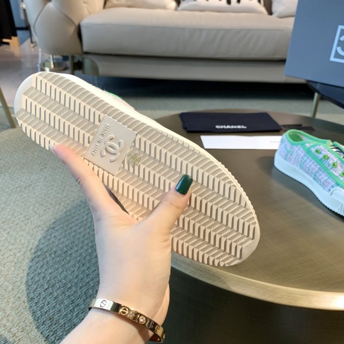 Chanel Womens Shoes Slip-on Sneaker