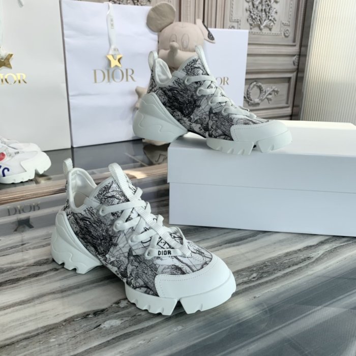 Dior Womens Shoes D-CONNECT SNEAKER KCK273CDN_S19W