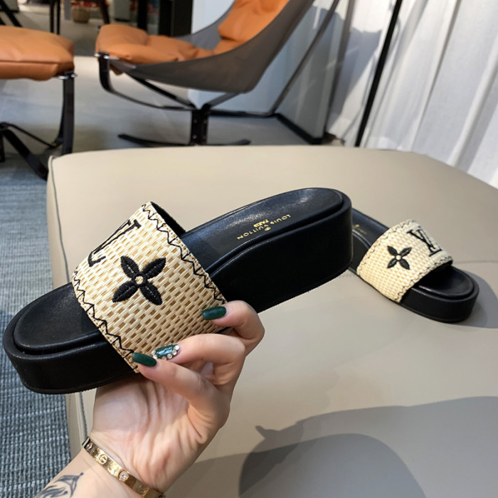 Louis Vuitton Womens Shoes Flatform Mule