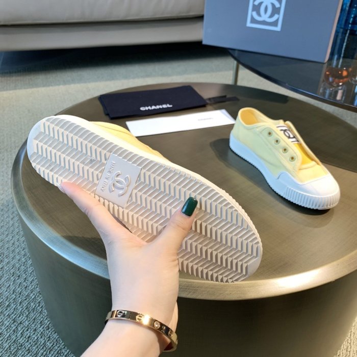 Chanel Womens Shoes Slip-on Sneaker