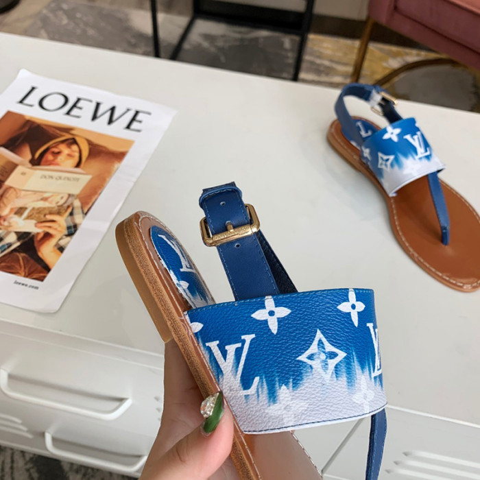 Louis Vuitton Womens Shoes STARBOARD FLAT THONG SANDAL