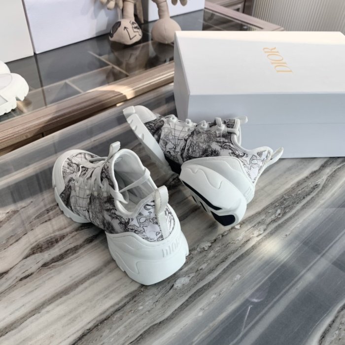 Dior Womens Shoes D-CONNECT SNEAKER KCK273CDN_S19W