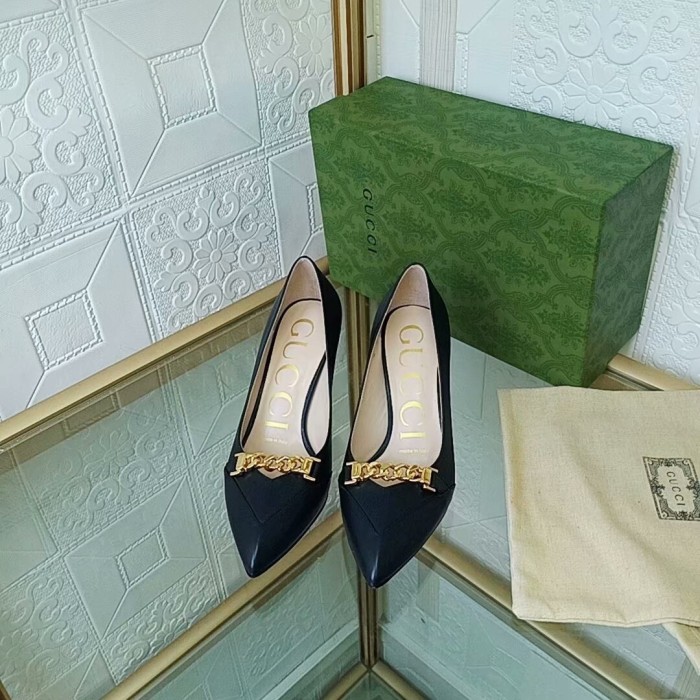 Gucci Womens Shoes Pump High Heels 7.5cm