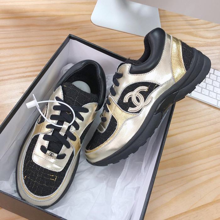 Chanel Mens Shoes Sneakers Luxury Brand Sports Shoes Breathable Design with Original Box