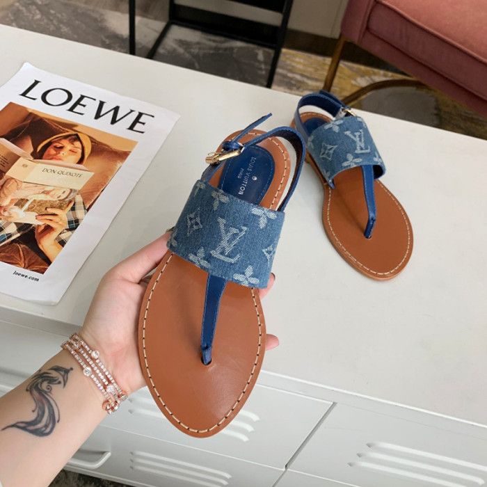 Louis Vuitton Womens Shoes STARBOARD FLAT THONG SANDAL 1A7RDV