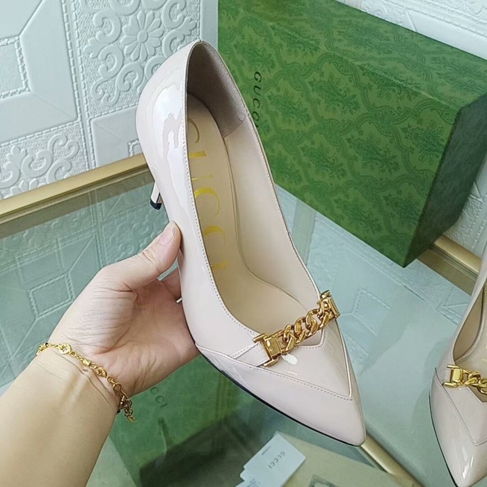 Gucci Womens Shoes Pump High Heels 7.5cm