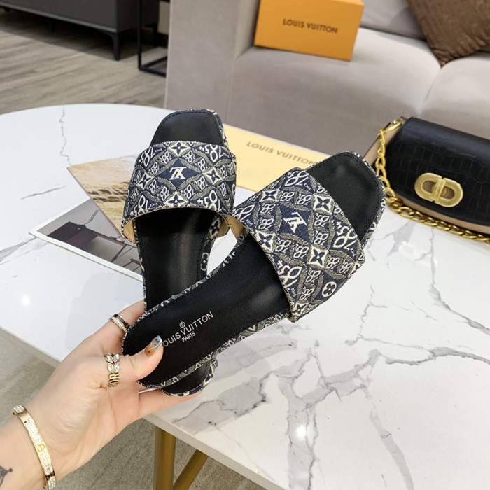 Louis Vuitton Womens Shoes SINCE 1854 REVIVAL FLAT MULE