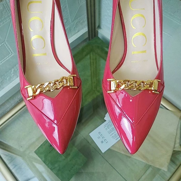 Gucci Womens Shoes Pump High Heels 7.5cm