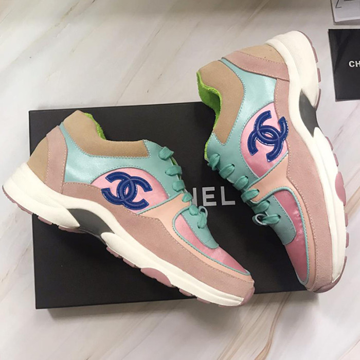 Chanel Mens Shoes Sneakers Luxury Brand Sports Shoes Breathable Design with Original Box