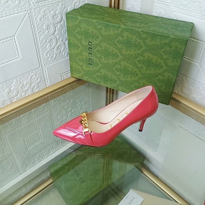 Gucci Womens Shoes Pump High Heels 7.5cm