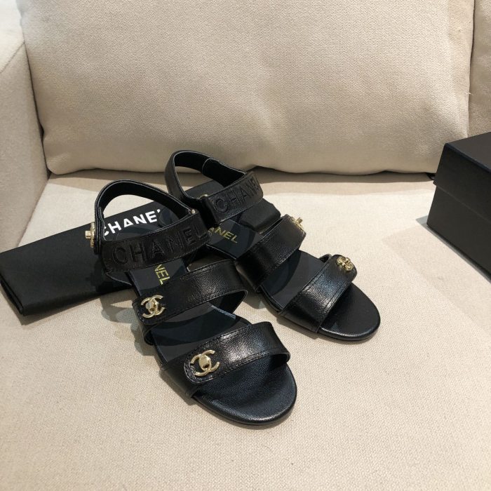 Chanel Womens Shoes Flat Sandals