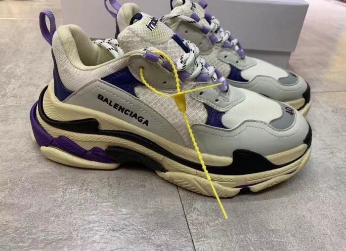 Balenciaga Womens Shoes Breathable Design Sneakers Luxury Brand Triple S Sneaker