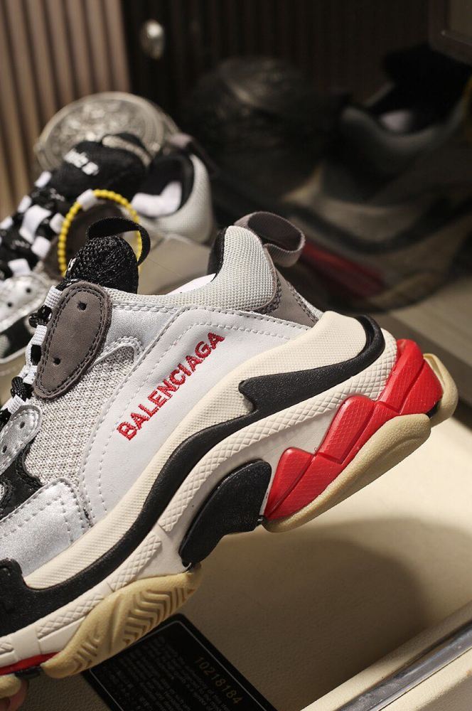 Balenciaga Womens Shoes Breathable Design Sneakers Luxury Brand Triple S Sneaker
