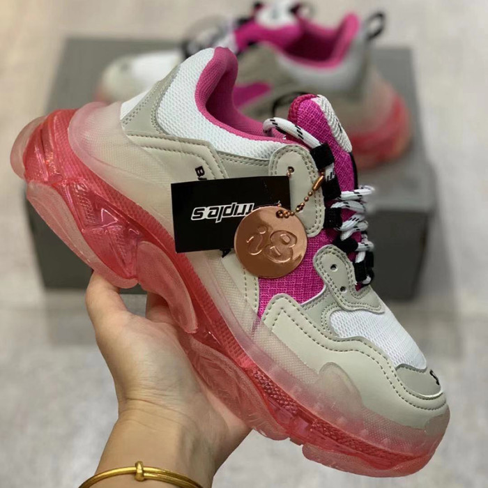 Balenciaga Womens Shoes Breathable Design Sneakers Luxury Brand Triple S Sneaker
