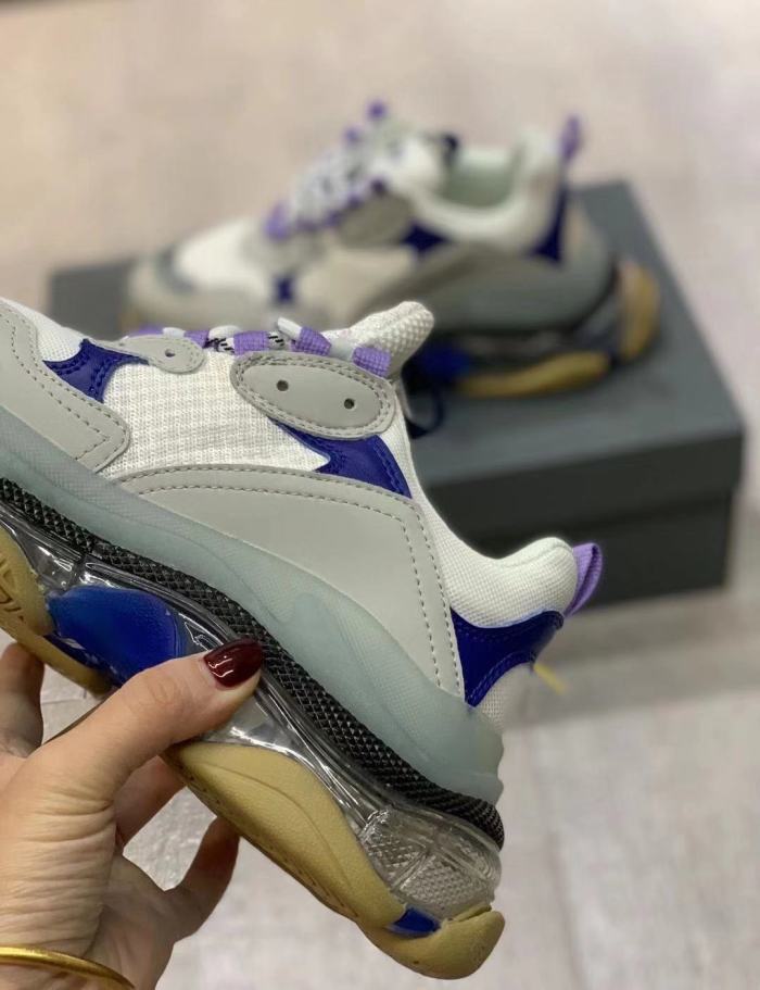 Balenciaga Womens Shoes Breathable Design Sneakers Luxury Brand Triple S Sneaker