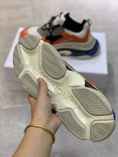 Balenciaga Womens Shoes Breathable Design Sneakers Luxury Brand Triple S Sneaker