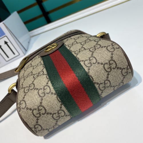 Gucci Mens Bags Luxury Brand GG Supreme Ophidia GG Shoulder Messenger Bag with Original Box 499621 K05NG 8745