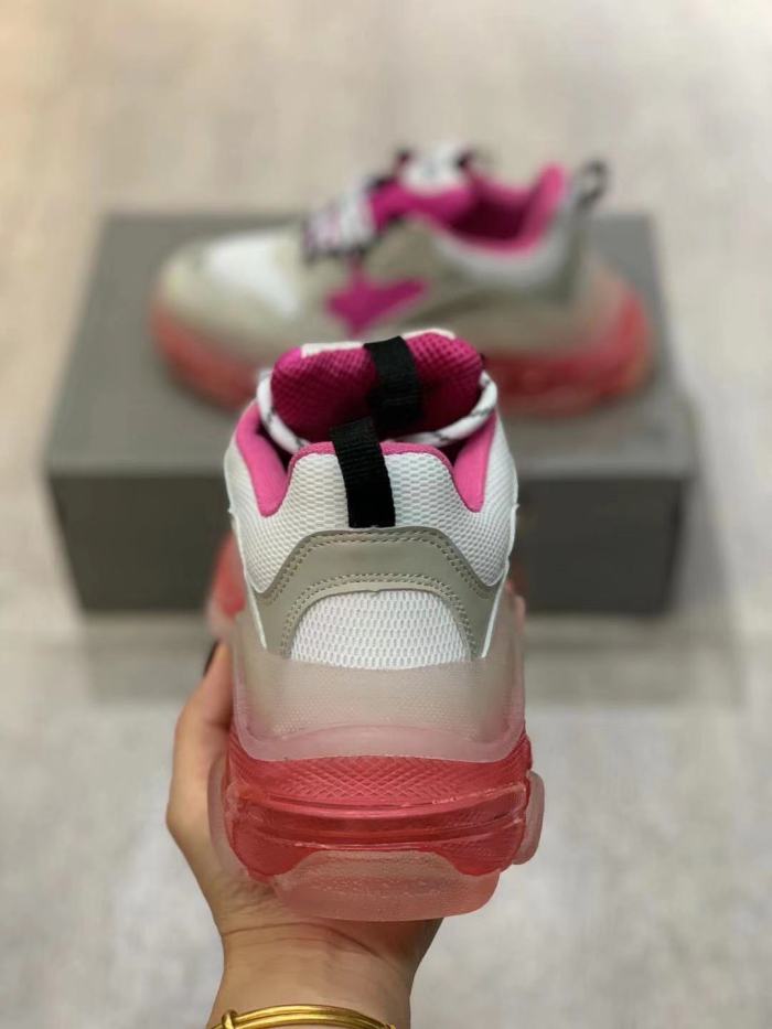 Balenciaga Womens Shoes Breathable Design Sneakers Luxury Brand Triple S Sneaker