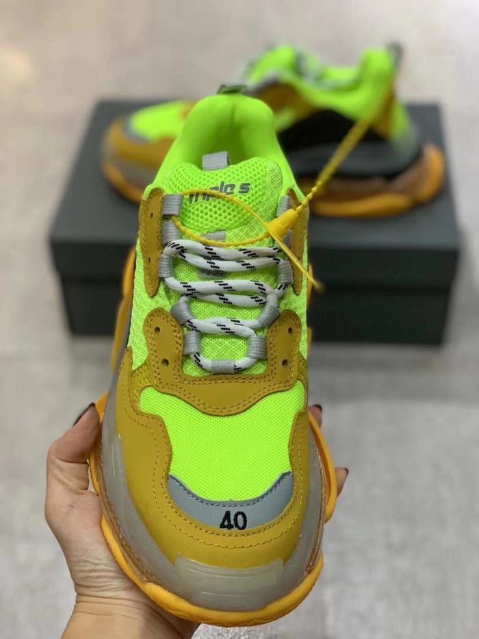 Balenciaga Womens Shoes Breathable Design Sneakers Luxury Brand Triple S Sneaker