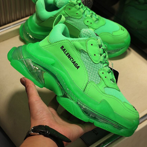 Balenciaga Womens Shoes Breathable Design Sneakers Luxury Brand Triple S Sneaker