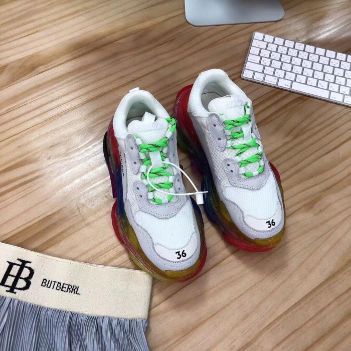 Balenciaga Womens Shoes Breathable Design Sneakers Luxury Brand Triple S Sneaker