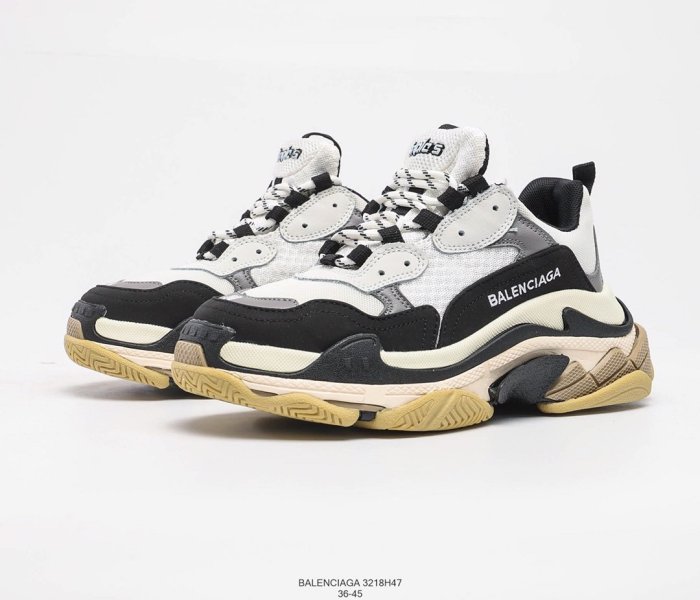Balenciaga Womens Shoes Breathable Design Sneakers Luxury Brand Triple S Sneaker 3218H47