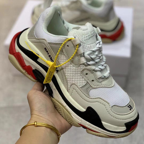 Balenciaga Womens Shoes Breathable Design Sneakers Luxury Brand Triple S Sneaker