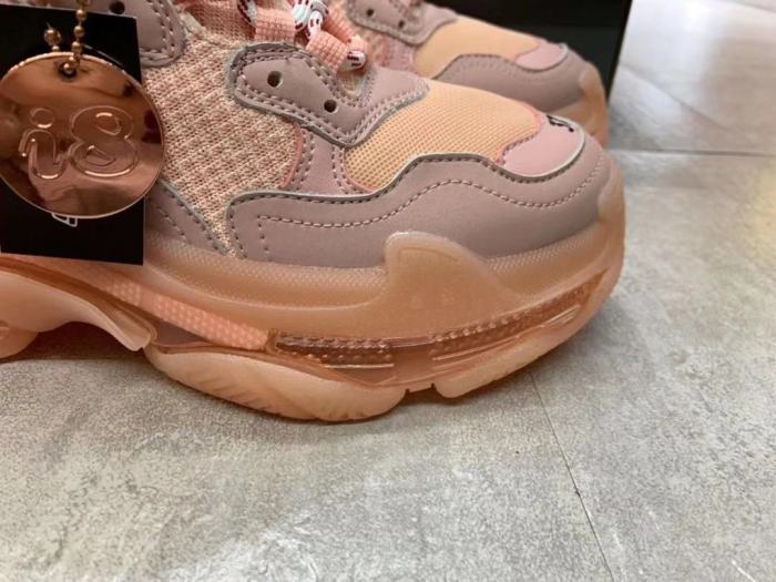Balenciaga Womens Shoes Breathable Design Sneakers Luxury Brand Triple S Sneaker