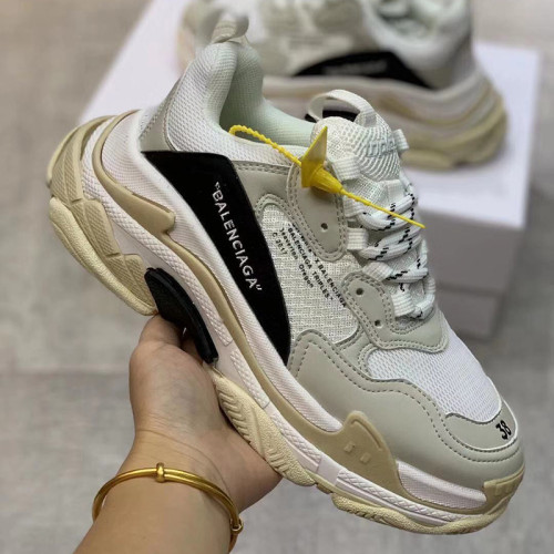 Balenciaga Womens Shoes Breathable Design Sneakers Luxury Brand Triple S Sneaker
