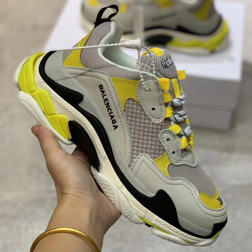 Balenciaga Womens Shoes Breathable Design Sneakers Luxury Brand Triple S Sneaker