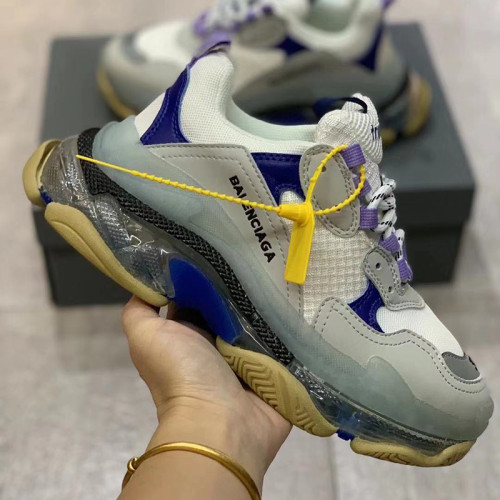 Balenciaga Womens Shoes Breathable Design Sneakers Luxury Brand Triple S Sneaker