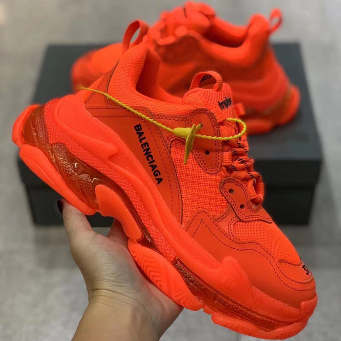 Balenciaga Womens Shoes Breathable Design Sneakers Luxury Brand Triple S Sneaker